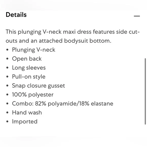 PatBo Size S Flora Print Plunge Maxi with built in bodysuit | Worn Once - Picture 13 of 13